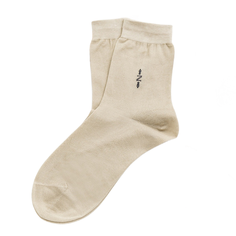 10 Pairs of Silk Men's Socks, Mulberry Silk Mid-Calf Socks, Knitted Breathable Moisture-Wicking Solid Color All-Season Silk Socks