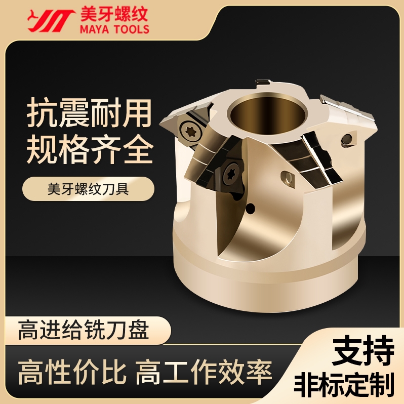 Special price high efficiency multi-teeth M52 deep hole thread milling cutter disc high feeding to solve large pitch large depth M64