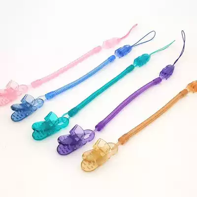 Baby pacifier chain baby gear fixer anti-drop chain nipple clip bite bag toy anti-drop rope elastic