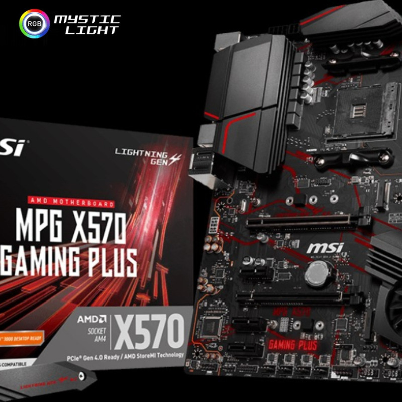 MSI Mpg X570 Gaming Plus Supports Ryzen 5800X/5900X/3900X/3950X