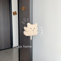 ins cute cartoon little bear baby safety anti-pinch hand door hanging rabbit door stall hand door hanging door Carmen resistance decoration
