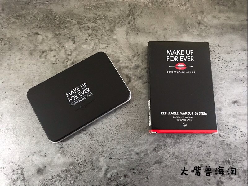 MAKE UP FOR EVER Makeup Eyeshadow empty box muf empty plate S XS L XL with magnetic suction with makeup mirror