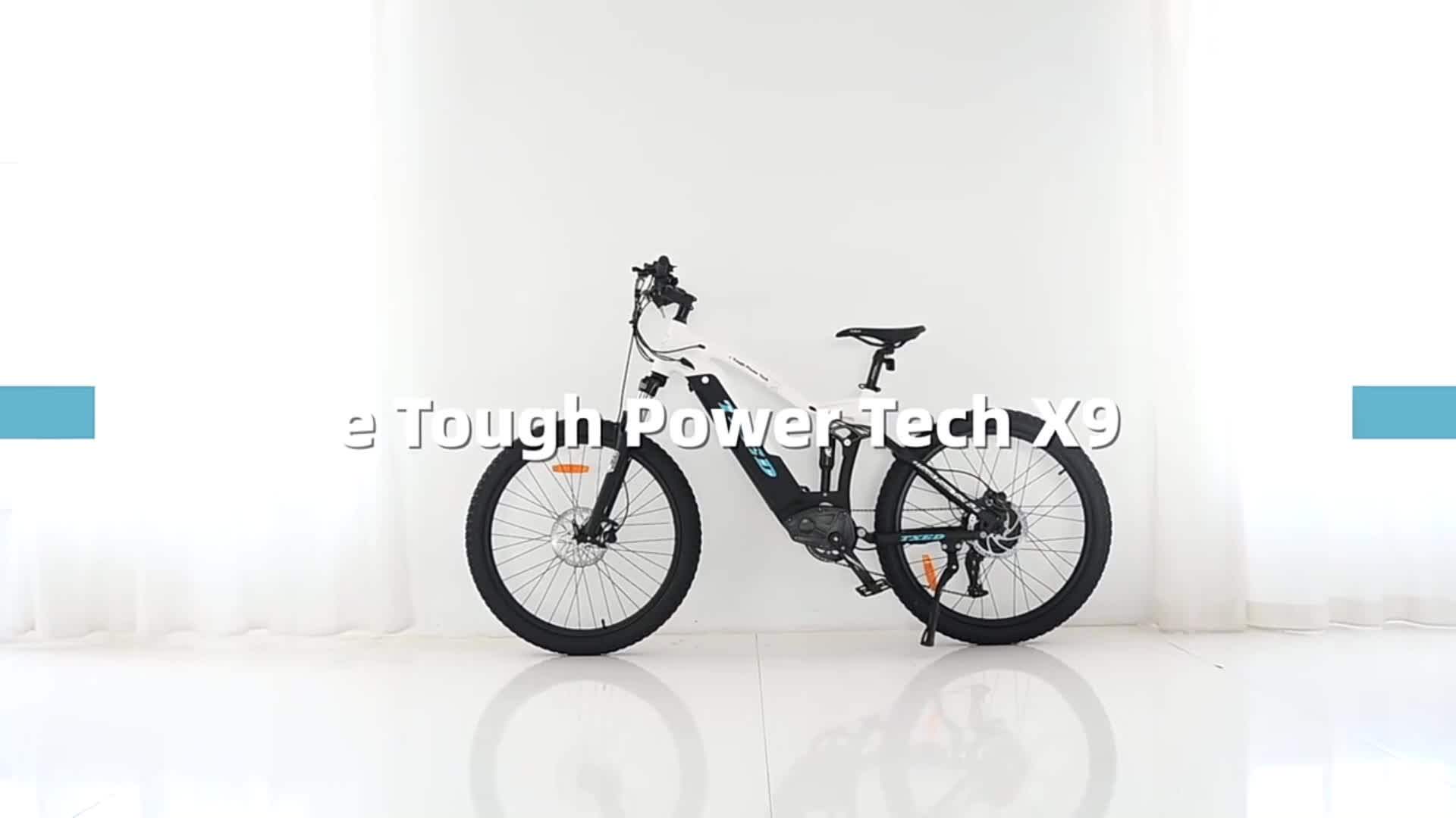 TXED 48V 750W Mountain Ebike - 9 Speed, Disc Brake, 50km Range