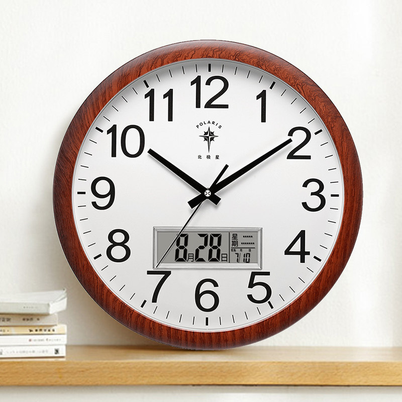 Polaris watch wall clock Living room creative clock Bedroom office silent wall clock Modern simple fashion quartz clock