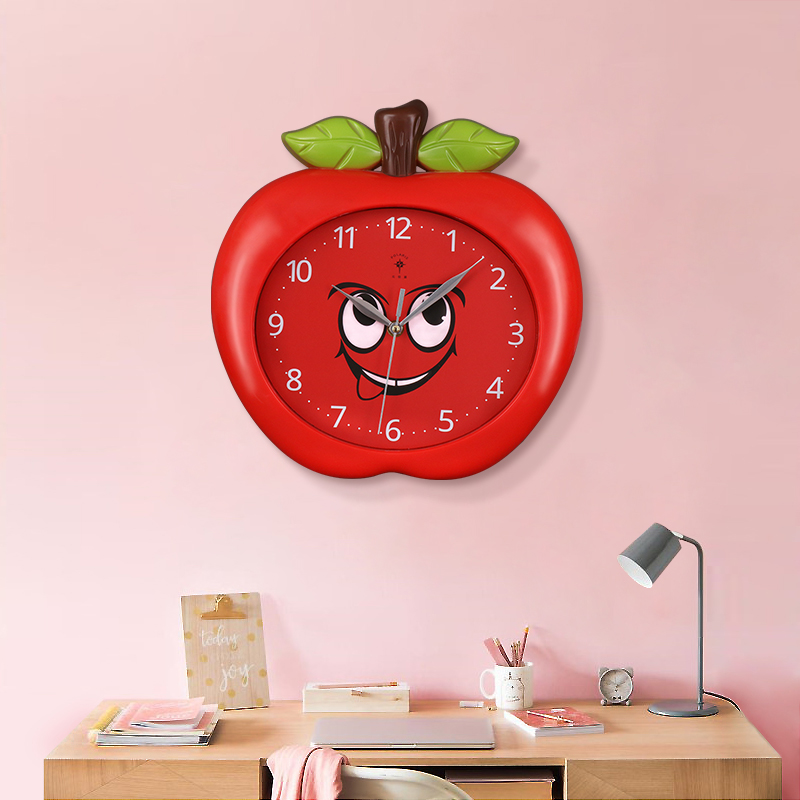 Polaris watch wall clock Living room bedroom home fashion cartoon children's silent clock Simple quartz hanging watch
