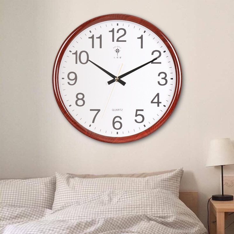 Century-old Polaris silent living room simple creative wall clock Bedroom fashion modern clock hanging watch clock