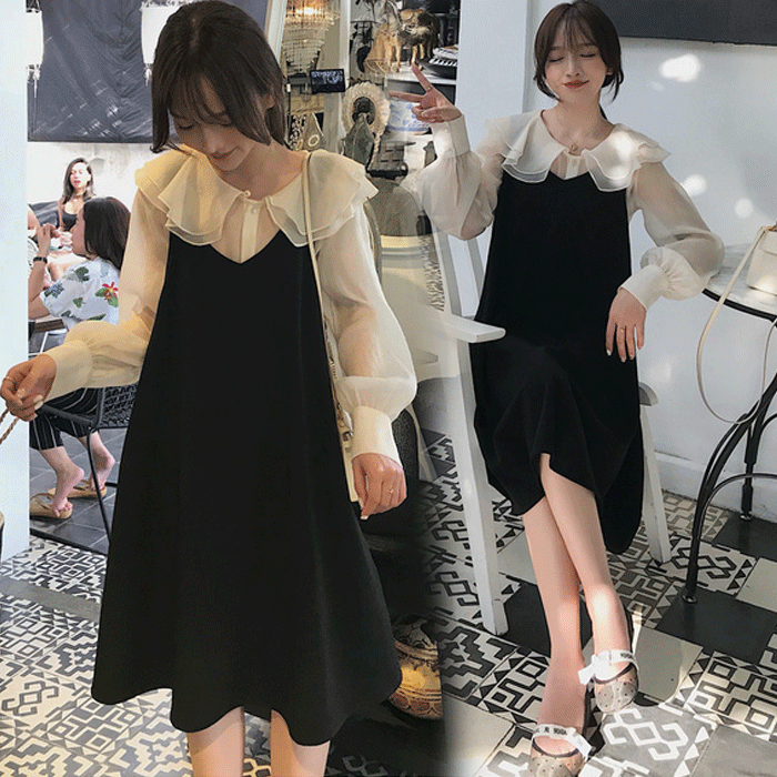 Pregnant women spring suit dress fashion 2020 hot mom personality net red Pregnant two-piece suit Western style fashion