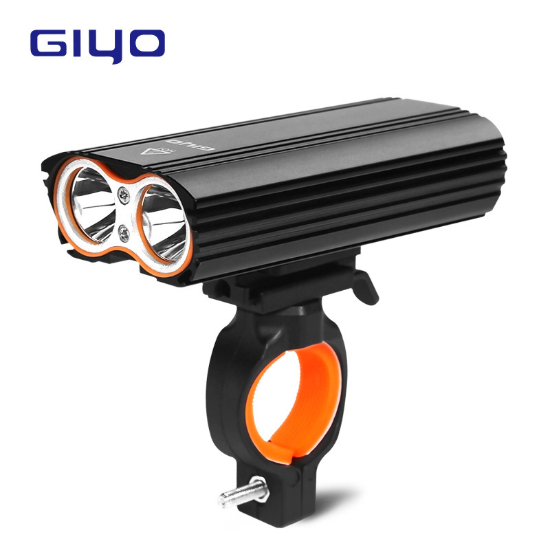 GIYO bicycle flashlight T6 bright lights USB charging night riding waterproof and anti-fog mountain bike headlights