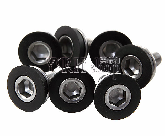 Bravery And Mountaineering Bike Accessories Square Hole Middle Shaft Screw Road Dead Fly Middle Shaft Waterproof Screw