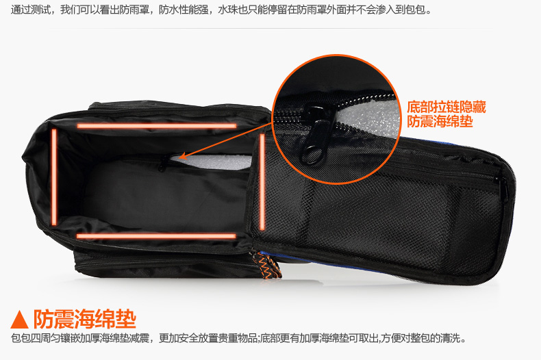 Sacoche pour vélo mixte YONGRUIH - Ref 2211599 Image 23