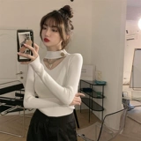 Pure Desire Spring V-образное вырезок Halter Heck Hollow Black Latched Base Room для женщин плюс бархатная утолщенная модная внутренняя одежда