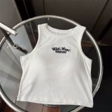 Tide, черный топ с чашечками, майка топ, короткая футболка без рукавов, в американском стиле