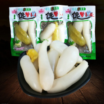 Pickled pepper radish head Hunan specialty greedy radish Xiangmantian pickled kimchi crispy white radish snack casual snack