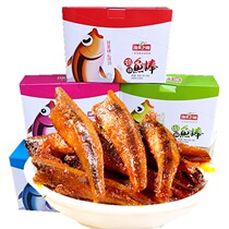 Fishing rice in the Hunan small fish dried spicy fish dried Hunan specialty hairy fish snacks fish and rice Township fish sticks spicy snacks