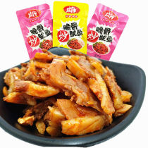 Qingzai squid fried crispy bone spicy ready-to-eat squid spicy crispy bone barbecue squid crispy bone Hunan snack snack snack