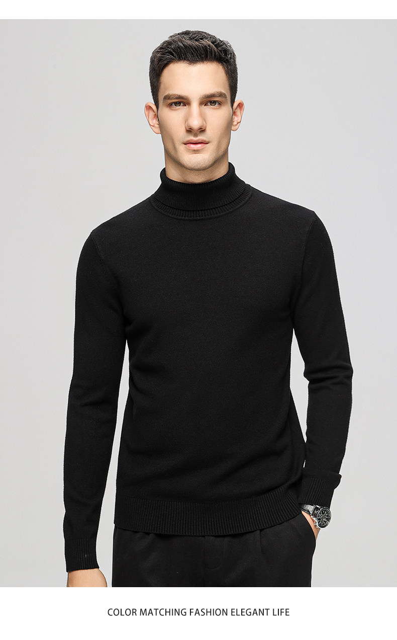 Универсальный осенний удерживающий тепло трикотажный свитер Romon / Romon 