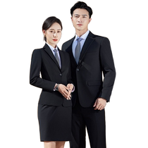 (Same style for men and women) Romon business casual suit 2024 autumn new professional suit trousers and skirt suit