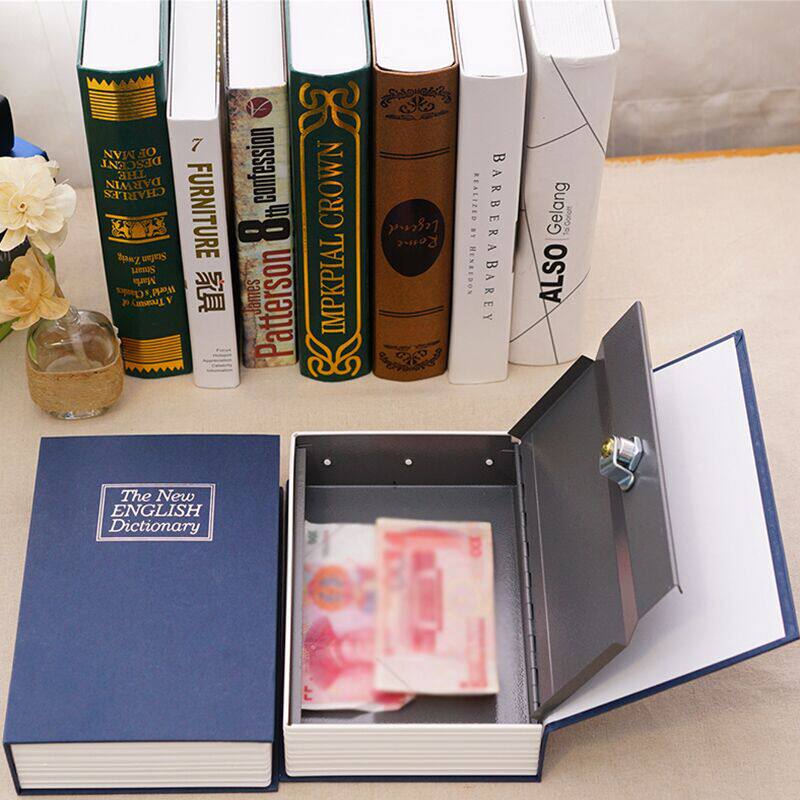 Simulation book safe hidden mobile phone artifact password box small piggy bank with lock storage box storage password fake book