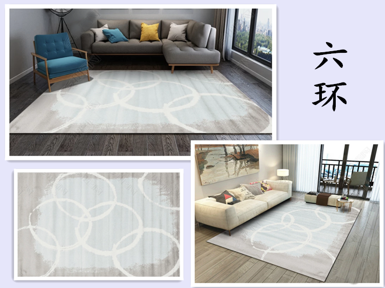 phong cách Bắc Âu in nhỏ gọn thảm dân cư phòng khách bàn cà phê giường sofa phòng ngủ thảm thảm mỏng có thể được rửa sạch - Thảm thảm trải ghế