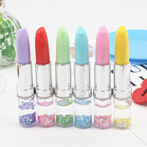 Realistic Lipstick Middle Sex Pen Student Stationery Supplies Kindergarten Children Gift Black Water Pen Cartoon Signature Pen