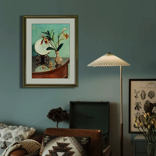 Сплошное дерево европейское в стиле легкая роскошная декоративная картина гостиная ресторан крыльца роспись современное пастырское милый искусство нишевое искусство висящая картина