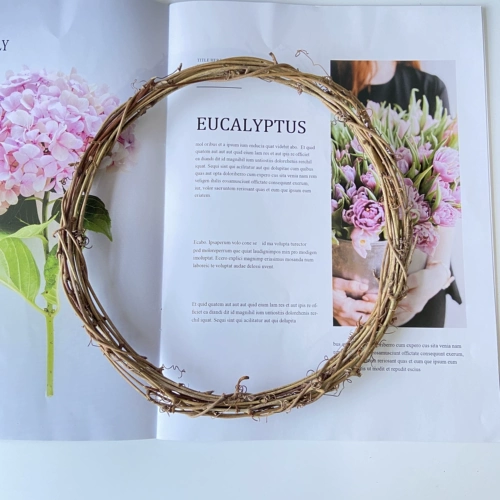 Индивидуальная декора для взрослых детей Цветочное кольцо DIY Ручная стрельба для стрельбы Праздничная декоративная виноградная виноградная лоза носила на голове.