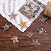 20 пентаграмма деревянные чипсы