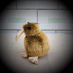 Kiwi Poor Plush Toys New Zealand Vitamin Key Buckle Strange Bird Pendant New Zealand Memorial