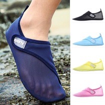 Seaside beach shoes Mens and womens swimming diving shoes Non-slip barefoot soft shoes Quick-drying snorkeling socks canyoning wading shoes