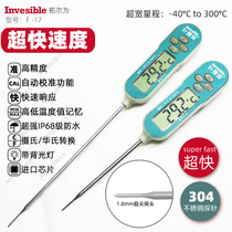 F-17 Tutor for ultra-fast 304 stainless steel probe food industry soil milk electronic center thermometer