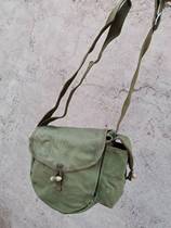 Brand New 56 drum bag shoulder bag with side pocket wooden button old canvas bag 7 62 kit outdoor cross bag