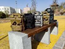 Outdoor Tactical Handbag Small School Bag Commuter Single Shoulder Bag Military Camouflated Twill Satchel Bag for mens kit wagon bag