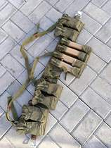 Collection 63-style tactical vest carrying with multi-function back with vintage canvas chest hanging 71-year tactical fanny pack