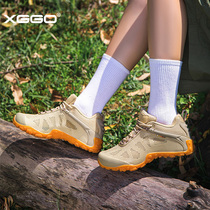 XGGO summer low-cut hiking shoes for women lightweight outdoor mesh wading shoes quick-drying non-slip breathable hiking shoes for men