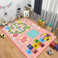 ковер 儿童房地垫客厅地毯防滑室内爬行垫游戏飞行棋早教中心幼儿园定制
