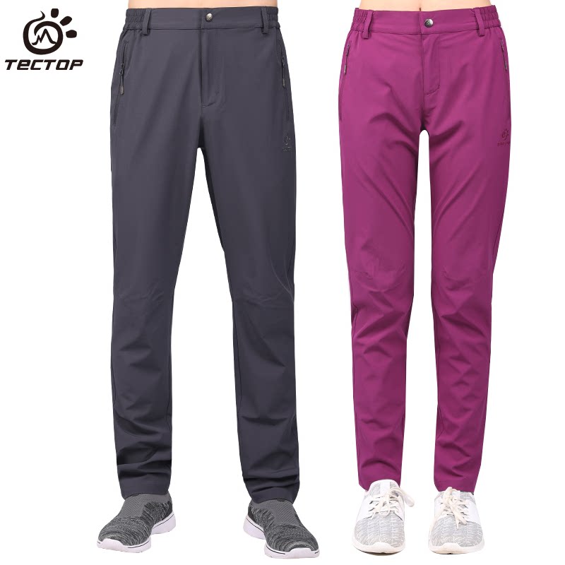 tectop probe outdoor spring and summer new quick-drying pants for men and women quick-drying trousers thin and breathable stretch stretch hiking pants