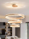 Glacier Chandelier, Light Luxury Italian Minimalist Living Room Chandelier, Modern Simple and Elegant Dining Room Main Light, High-End New Style Lamp