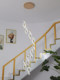 Staircase Long Chandelier Loft Duplex Light Luxury Nordic Simple Creative Villa Living Room Internet-Famous Starry Sky Rotating Twisted Light