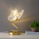 Butterfly Table Lamp, Post-Modern Light Luxury Art, Master Bedroom Room Bedside Lamp, Creative and Warm Living Room Study Table Lamp