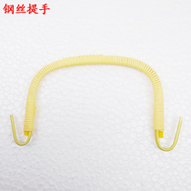 Tea set accessories Wild pure hand woven teapot handle Purple sand pot Ceramic glass pot handle handle beam handle