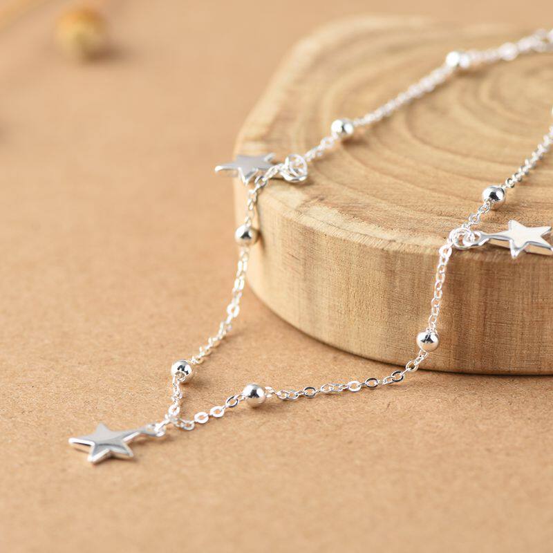 Bracelet de cheville Femme OTHER   en Argenterie - Ref 3103807 Image 4