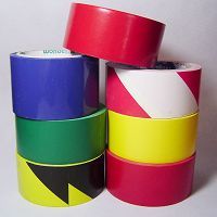 High tack floor tape yellow floor tape