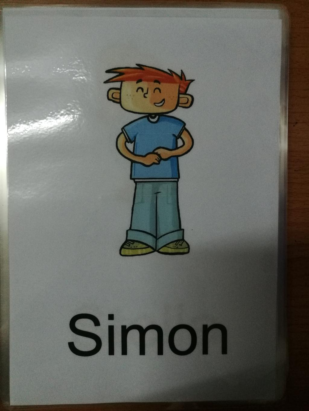 Second edition of Cambridge Early Childhood KB1 International English single word story big card flashcard plastic aid training enlightenment