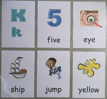 Preparatory AB Cambridge International childrens English word card Early education Flash card Plastic teaching aids Kindergarten enlightenment