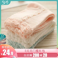 Mùa hè rộng mút vớ của phụ nữ vớ cotton thoáng khí Hàn Quốc mùa xuân và mùa hè giản dị ba đôi vớ cotton mỏng cơ bản - Vớ bông vớ da