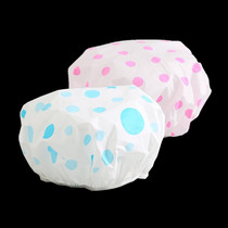 Cute cartoon thickened waterproof shower cap adult female bathing hair dry hair hat 3 pack 9 9