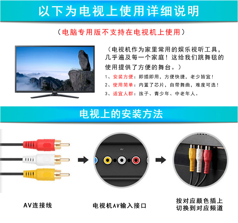 毯 邦 舞 毯 Máy tính duy nhất giao diện USB dày HD bài hát trò chơi thể thao nhà khiêu vũ chăn thảm nhảy