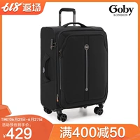 GOBY Вместительный и большой чемодан, 20 дюймов, ткань оксфорд