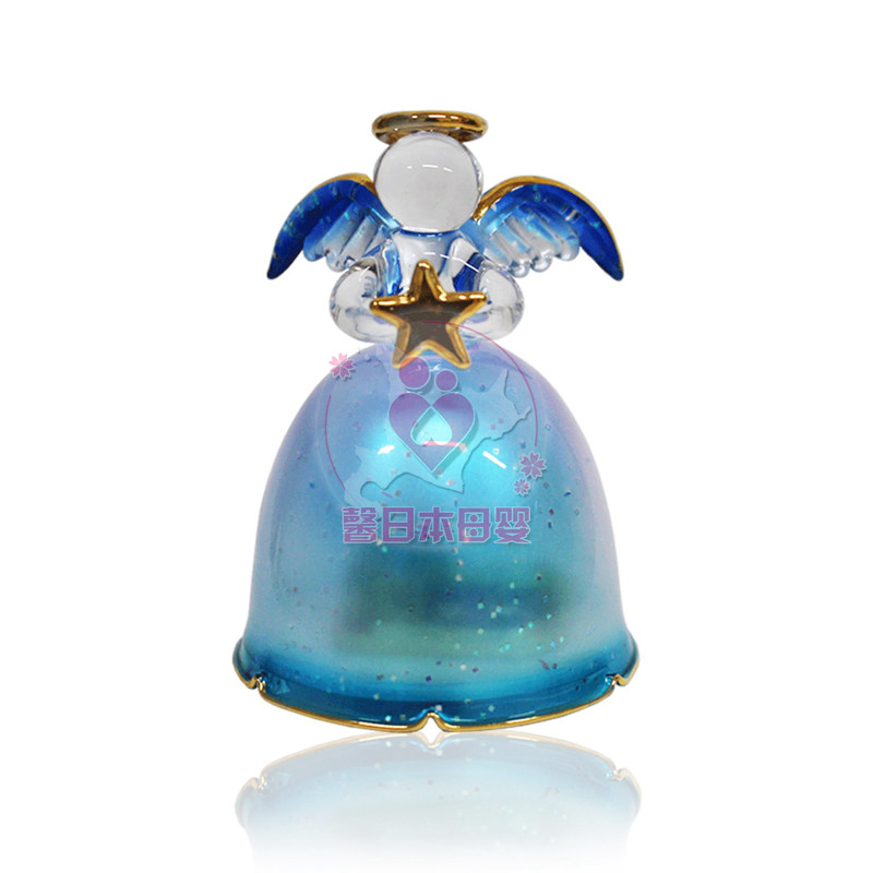 (Hokkaido small bottles of handicraft) F Japanese angel styling laser snowflake pure color eight-tone box-Taobao