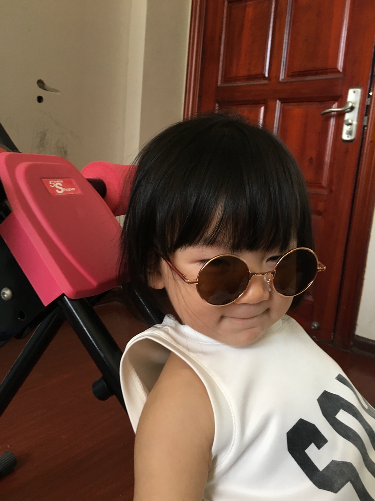 Kính râm tròn retro hộp nhỏ kính râm trẻ em nữ thủy tinh cổ điển 2017 kính nam và nữ Hoàng tử gương kính cận thị kính nam đẹp